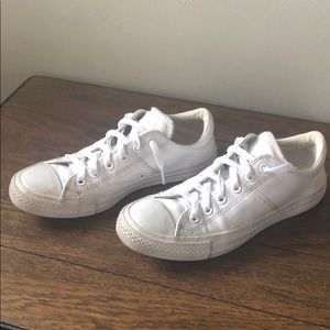 Leather Converse All Stars